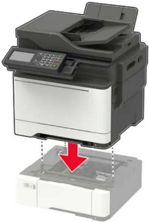 LEXMARK MC2535 - Lisasalvede paigaldamine - 3