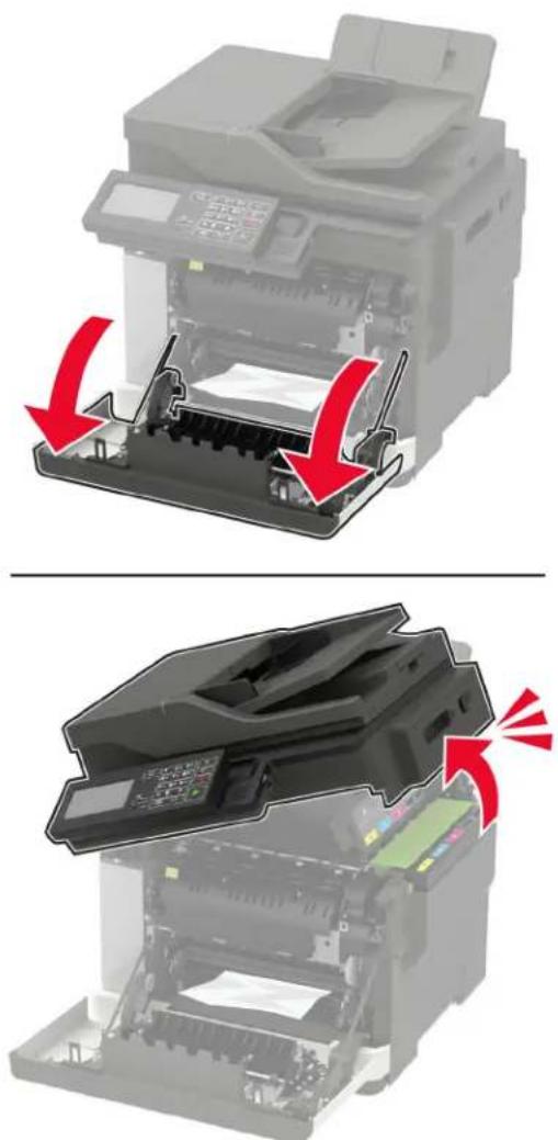 LEXMARK MC2535 - Printeri seerianumbri leidmine - 1
