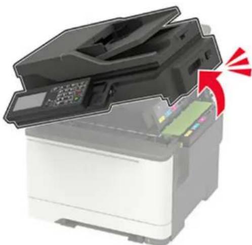 LEXMARK MC2535 - Jääktooneri pudeli vahetamine - 5