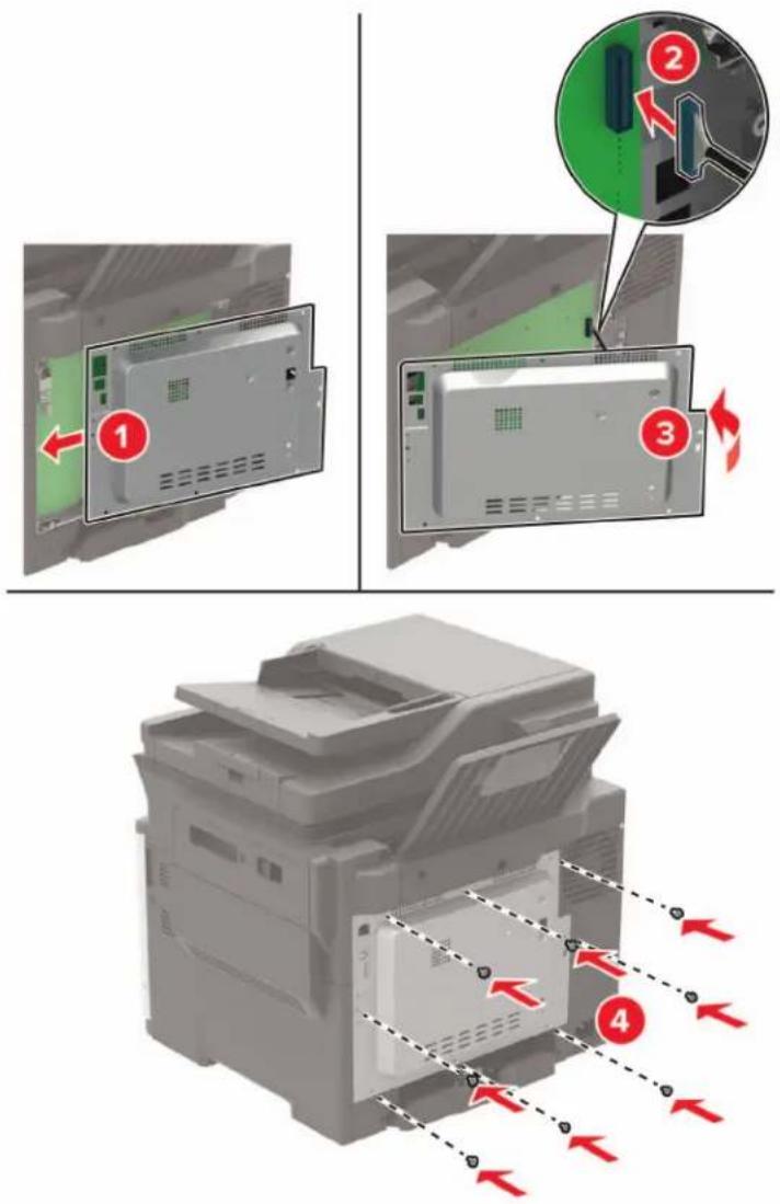 LEXMARK MC2535 - Juurdepääs emaplaadile - 3