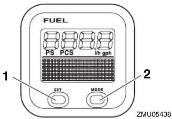 YAMAHA FL250D1 - Command Link Multifunction Fuel Management Meter - 1
