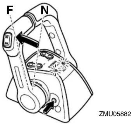 YAMAHA FL250D1 - Free throttle switch - 2