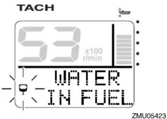 YAMAHA FL250D1 - Water separator alert - 1