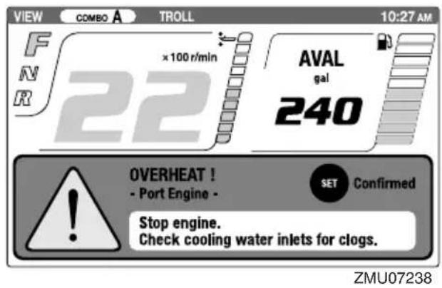 YAMAHA FL250D1 - Instruments and indicators - 1