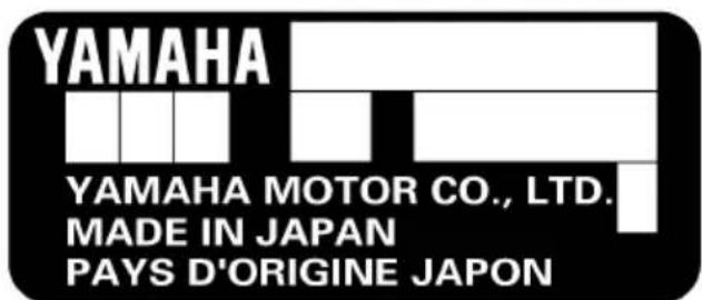 YAMAHA FL250D1 - TIP: - 2