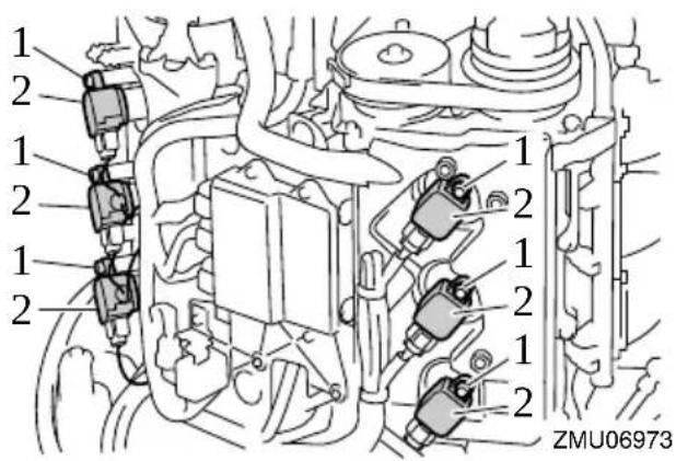 YAMAHA FL250D1 - To remove the spark plug - 3