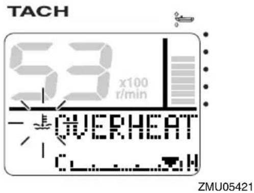 YAMAHA FL250D1 - Overheat alert - 1