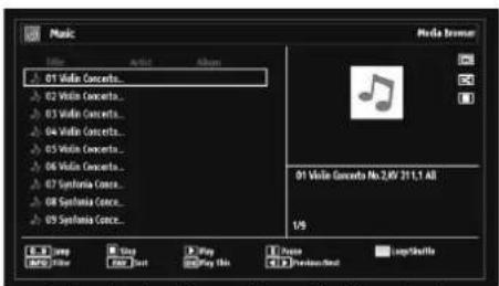 Finlux 55S6040-M - Playing Music via USB - 1