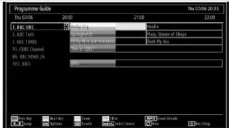Finlux 55S6040-M - Viewing Electronic Programme Guide (EPG) - 1