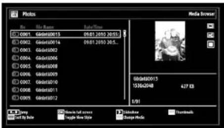 Finlux 55S6040-M - Viewing Photos via USB - 1