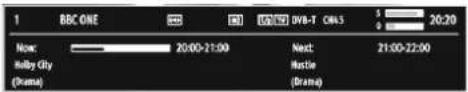 Finlux 55S6040-M - On-Screen Information - 1