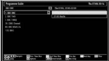 Finlux 55S6040-M - Viewing Electronic Programme Guide (EPG) - 2