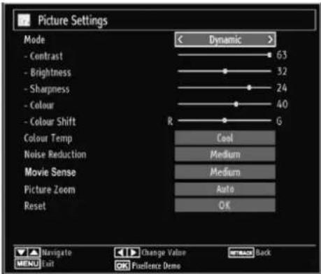 Finlux 55S6040-M - Configuring Picture Settings - 1