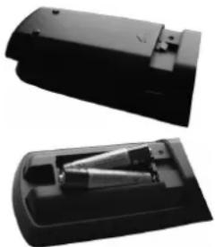 Finlux 55S6040-M - Inserting Batteries - 1