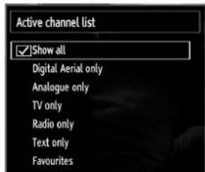 Finlux 55S6040-M - Managing Stations: Sorting Channel List - 1