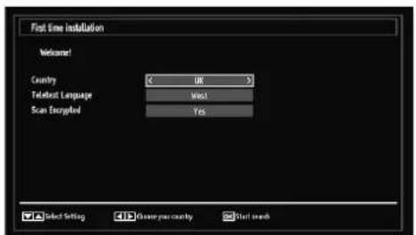 Finlux 55S6040-M - First Time Installation - 2