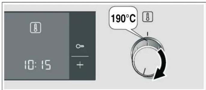 BOSCH HEA 23B121S - Uunitoiminto ja lämpötila - 2