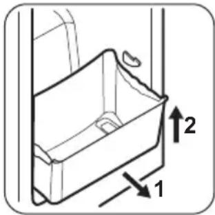 ROSENLEW RJP4532X - Borttagning av fryslådor från frysen - 1