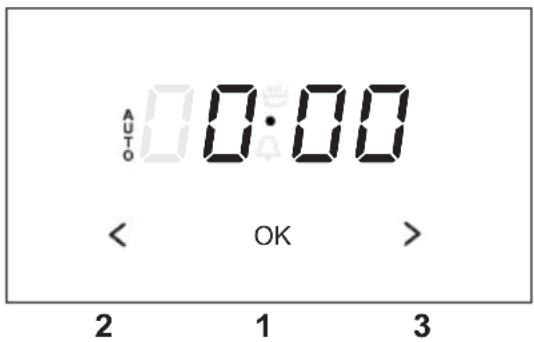 AUTO 0:00 < OK > 2 1 3