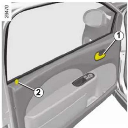 RENAULT Twingo (2009) - OVIEN AVAAMINEN JA SULKEMINEN - 1