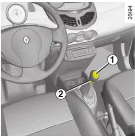 RENAULT Twingo (2009) - VAIHTEENVALITSIN/OHJAUSTEHOSTIN - 1