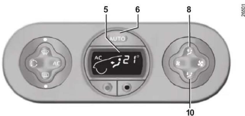 5 6 AUTO AC 21° 8 10 26501