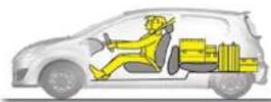 RENAULT Twingo (2009) - TAVAROIDEN SIJOITTAMINEN TAVARATILAAN - 4
