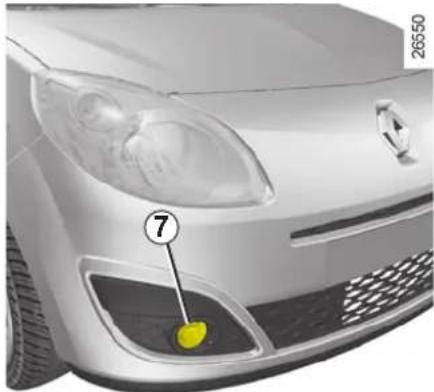 RENAULT Twingo (2009) - ETUVALOT: lamppujen vaihto (jatkoa) - 1