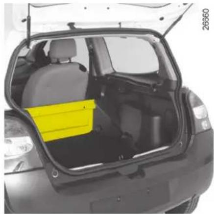 RENAULT Twingo (2009) - MATKATAVAROIDEN PEITE: Hyötyajoneuvoversio - 2