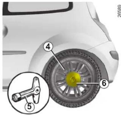 RENAULT Twingo (2009) - Koristekapseli, tyyppi 1 - 1