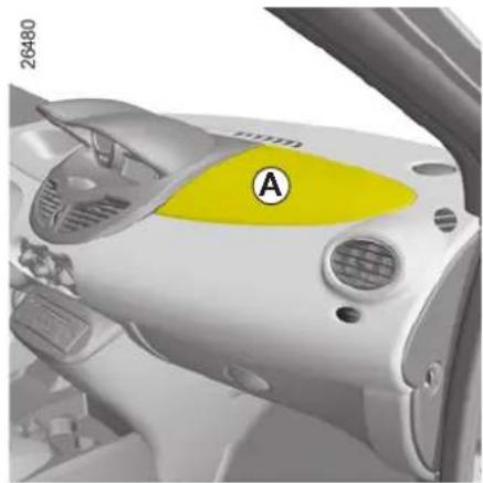 RENAULT Twingo (2009) - Kuljettajan ja etumatkustajan turvatyynyt - 1