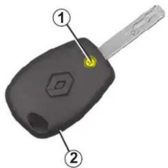 RENAULT Twingo (2009) - RADIOTAAJUUSKAUKOSÄÄDIN: paristot - 1