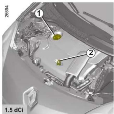 26694 ① ② 1.5 dCi