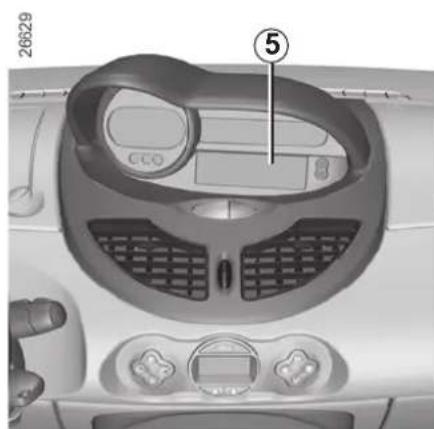 RENAULT Twingo (2009) - Polttoaineen minimitason varoitus - 1
