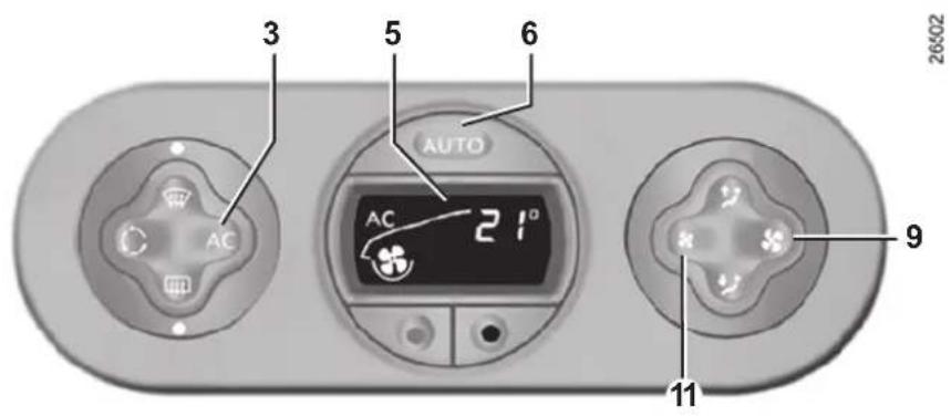 3 5 6 AUTO AC 21° 9 11 26502