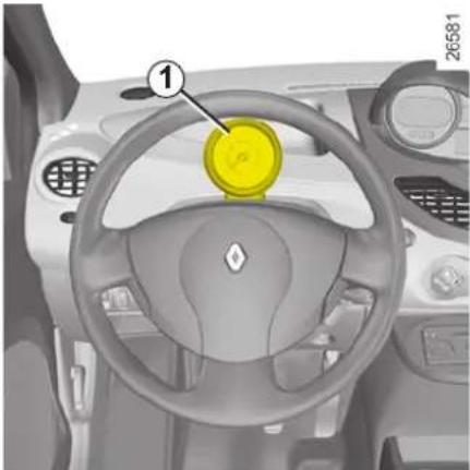 RENAULT Twingo (2009) - KOJETAULU: näytöt ja merkkivalot - 1