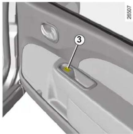 RENAULT Twingo (2009) - Kuljettajan oven kytkimet - 1