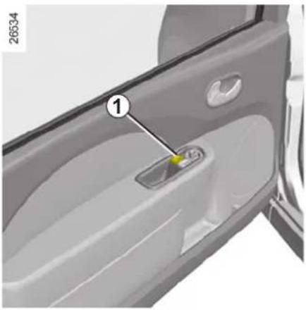 RENAULT Twingo (2009) - IMPULSSIKYTKIMELLÄ TOIMIVA SÄHKÖTOIMINEN LASINNOSTIN - 1