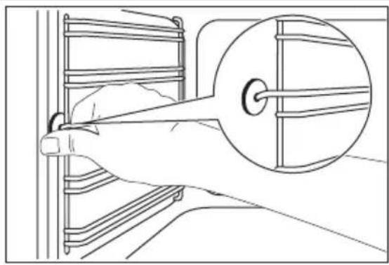 ELECTROLUX EKS6011BOW - Borttagning av ugnsstegarna - 1