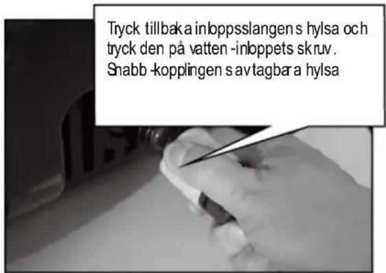 Wassermann DAR 0363 - Hur att ansluta högtrycksslangens koppling och enhetens utloppsrör: - 2