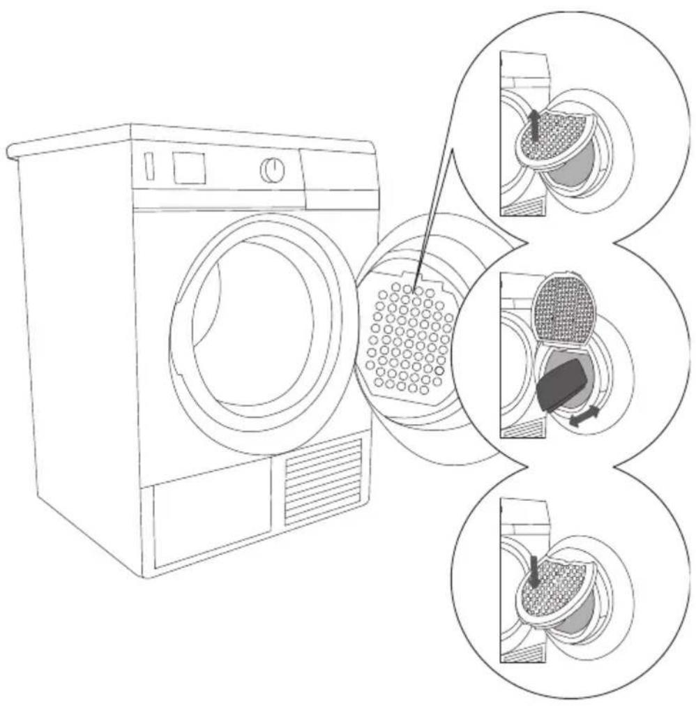 UPO T81112HP - LUUKUSSA OLEVAN VERKKOSUODATTIMEN PUHDISTUS - 1
