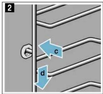 BOSCH HBA4785W0S - Ristikoiden asennus - 2