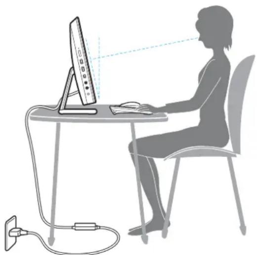 SONY Vaio VPCL22K1E - Ergonomiaa koskevia ohjeita - 1