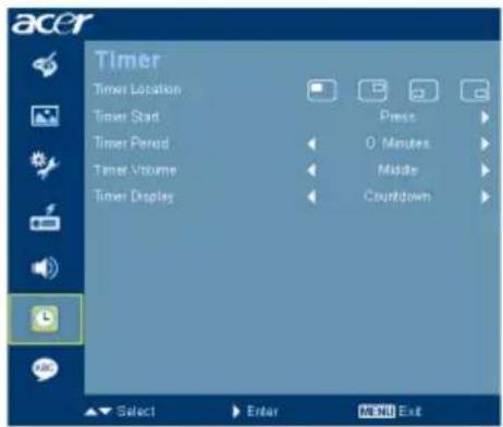 ACER X1237 - Timer (Ajastin) - 1