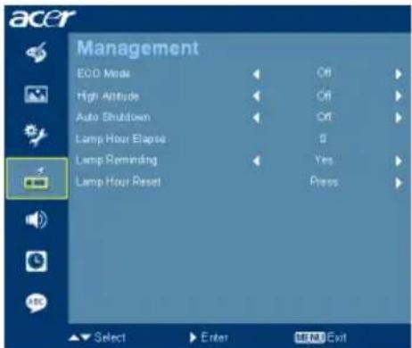 ACER X1237 - Management (Hallinta) - 1