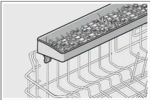 SIEMENS iQ700 SN478W36TS - Näin käännät lautastuet toiseen asentoon: - 3