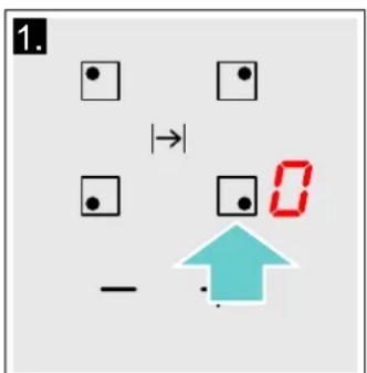 1. → - 0