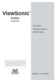 ViewSonic® N220W LCD TV View Studio Cable as a Limited Clear on screen KgD Mood No. 191702-08