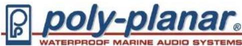 poly-planar® WATERPROOF MARINE AUDIO SYSTEMS
