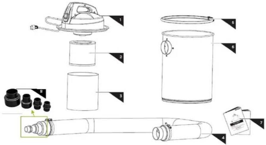 Zipper ZI-ASA305A - Lieferumfang / Delivery content - 1